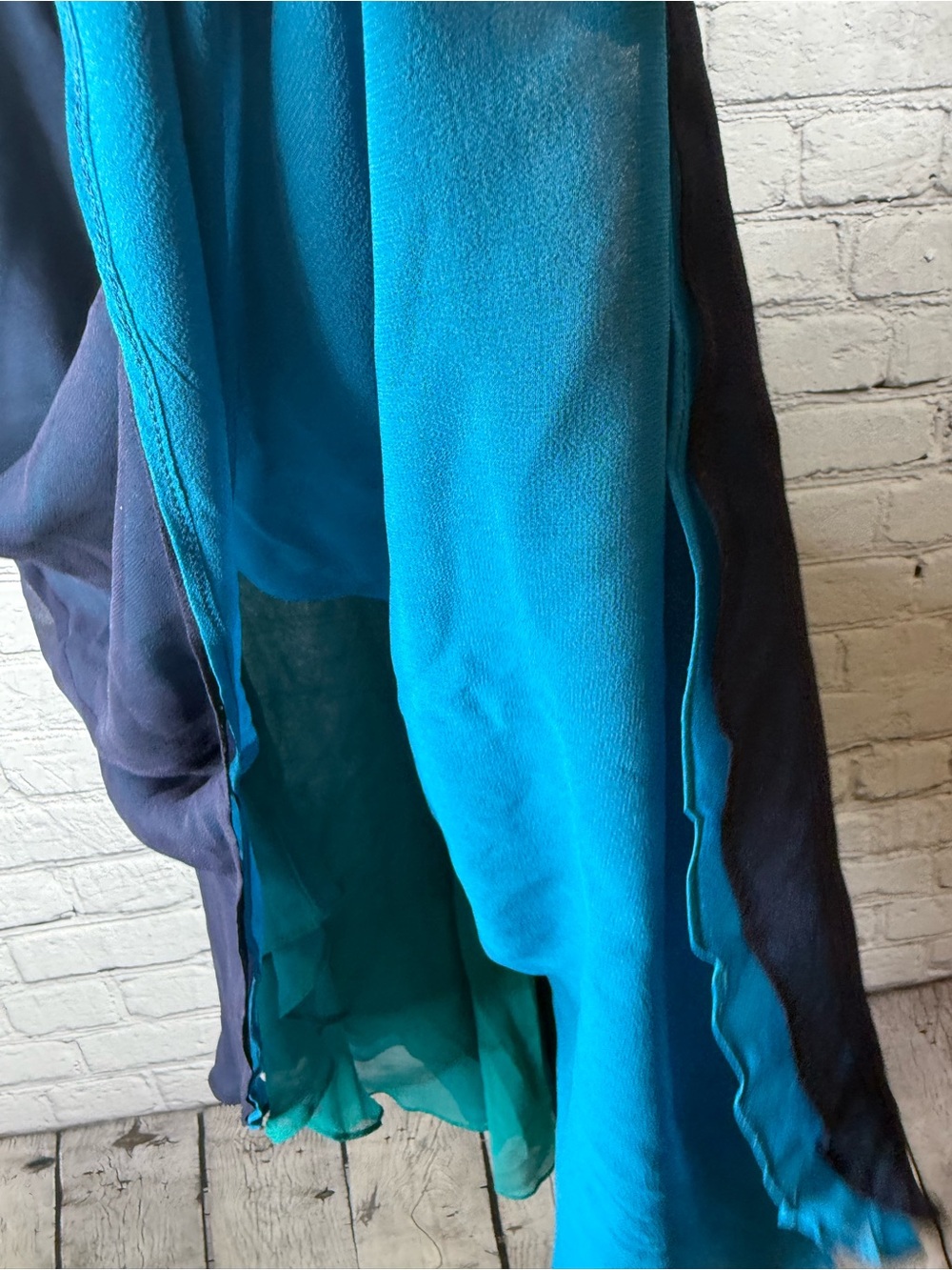 Vintage worth silk dress size 8 - Picture 8 of 9